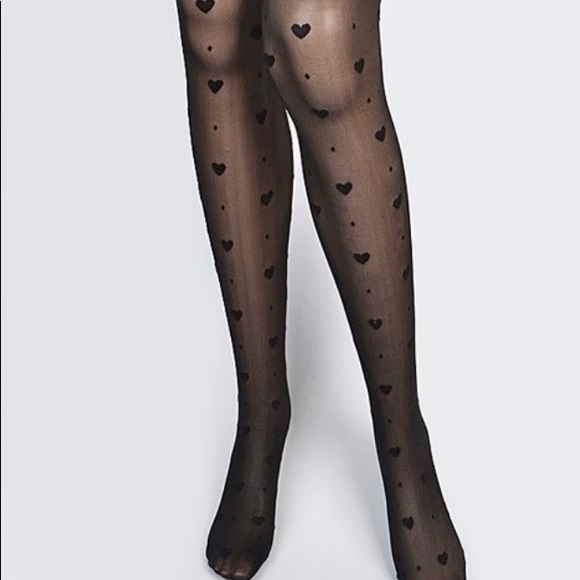 Heart Print Stocking - Picture 1 of 1